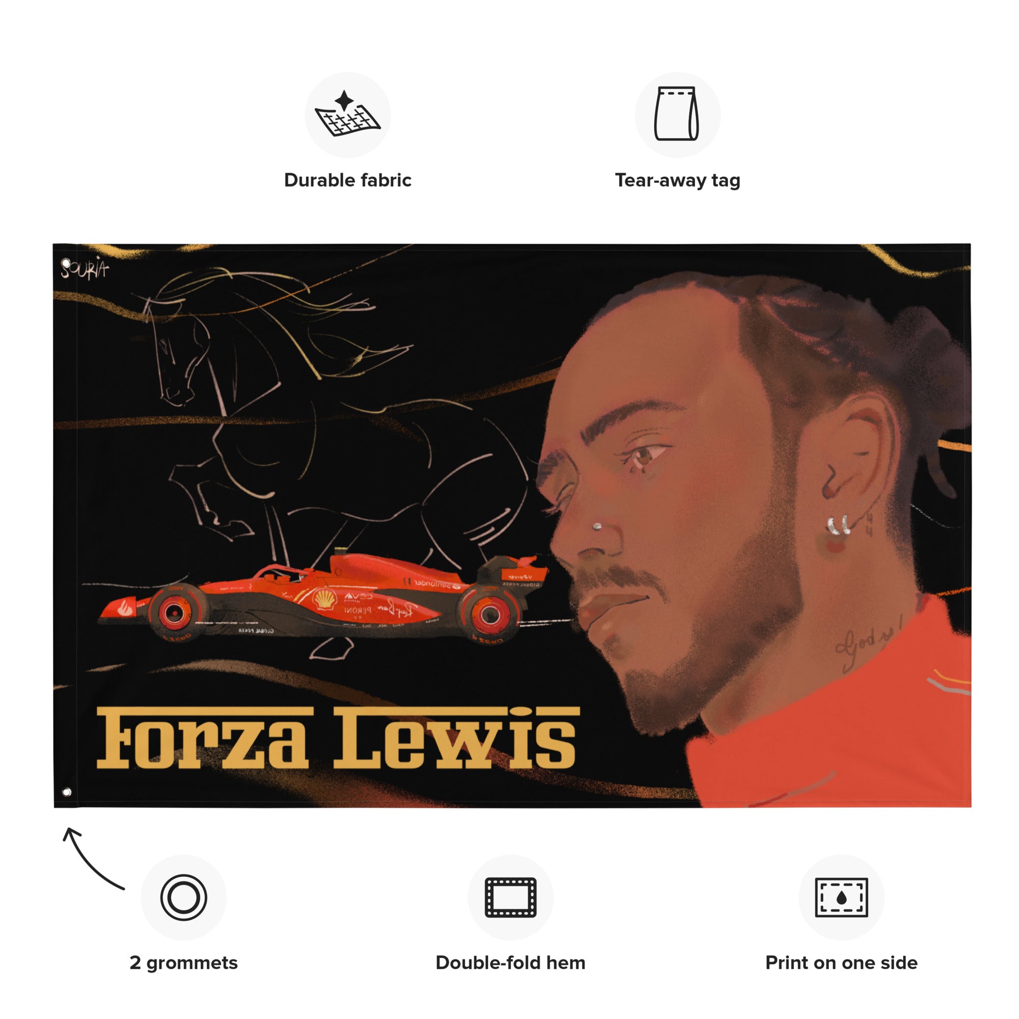 Forza Lewis Flag